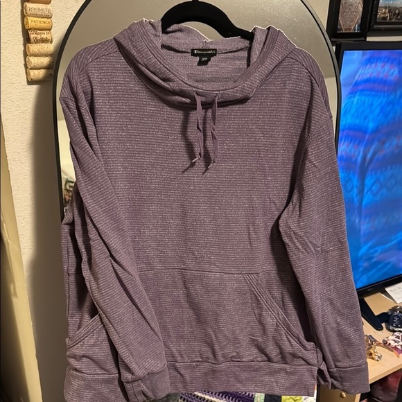 Champion Tops - Champion Purple Striped Hoodie